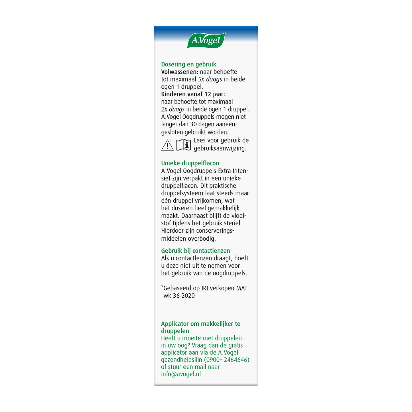 A Vogel Oogdruppels extra intensief 10 Milliliter
