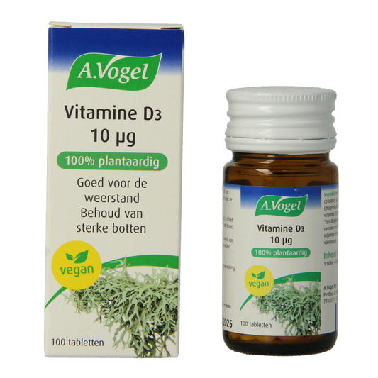 A Vogel Vitamine D3 10ug 100 Tabletten