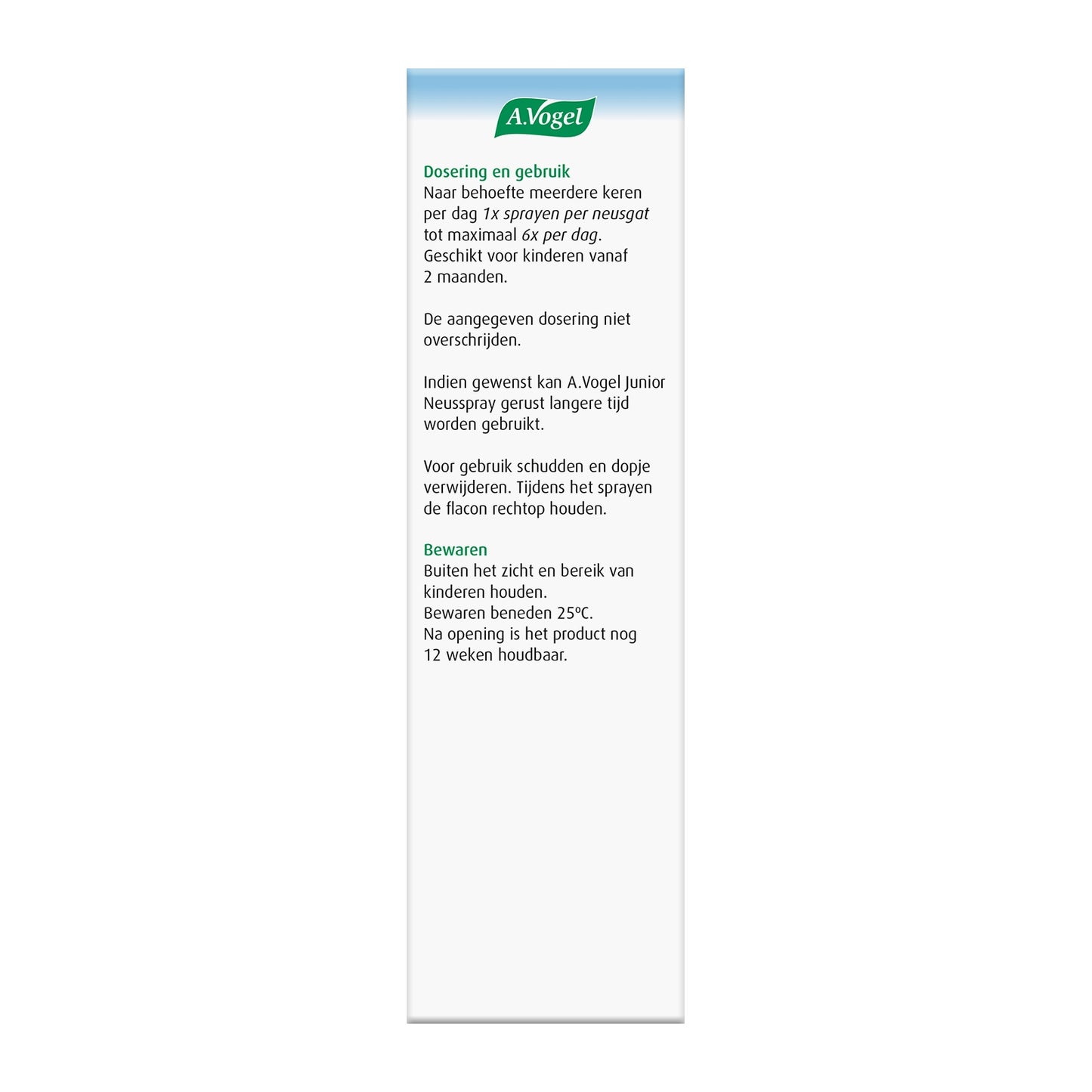A Vogel Junior neusspray 15 Milliliter
