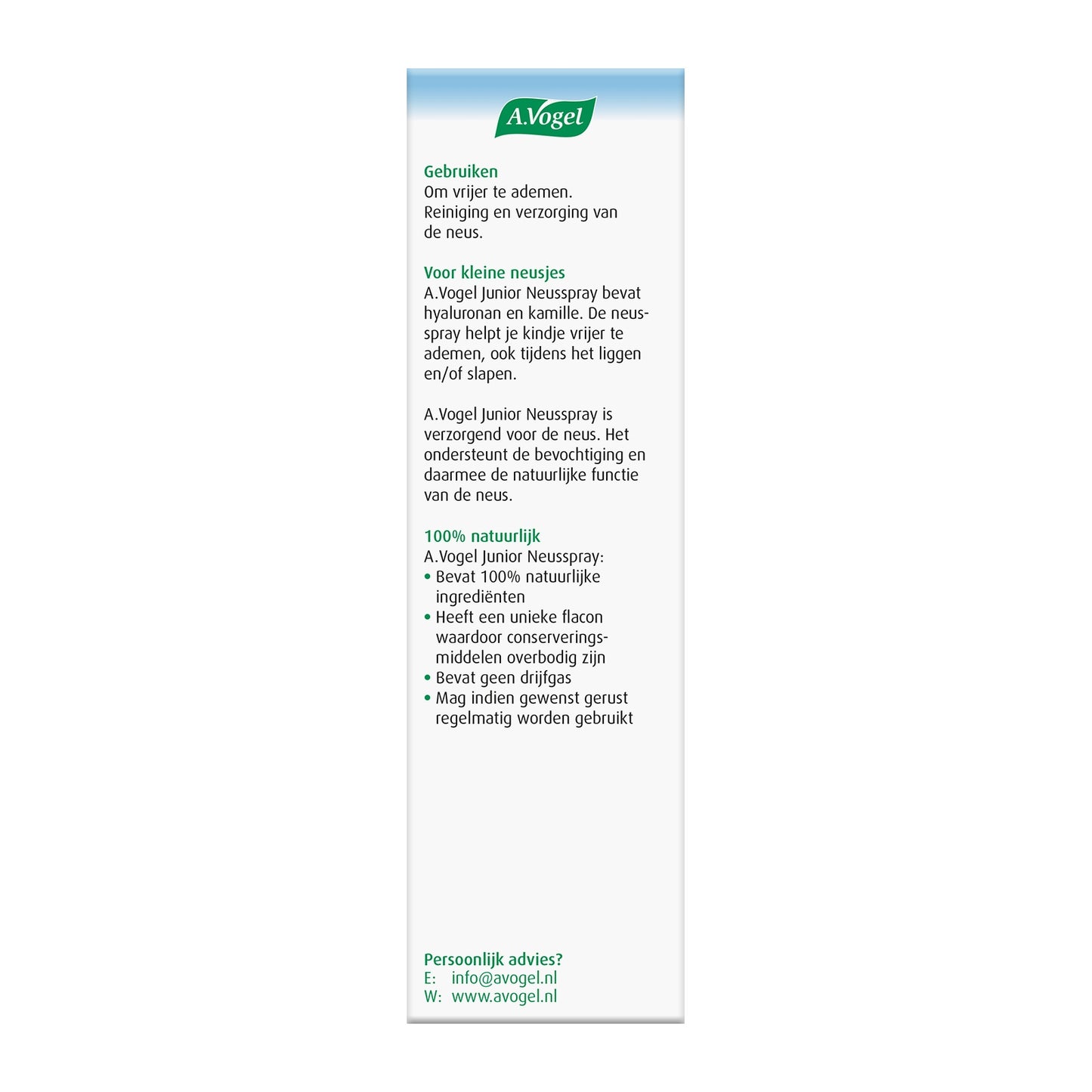 A Vogel Junior neusspray 15 Milliliter
