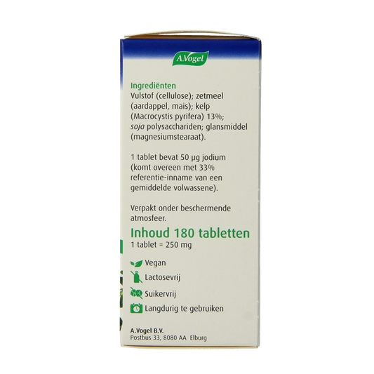 A Vogel Kelpasan schildklier 180.00 Tabletten