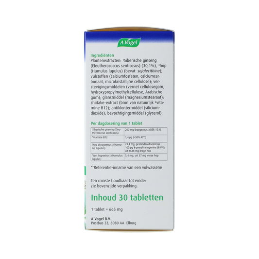 A Vogel Perimenopauze fysiek tablet 30.00 Tabletten