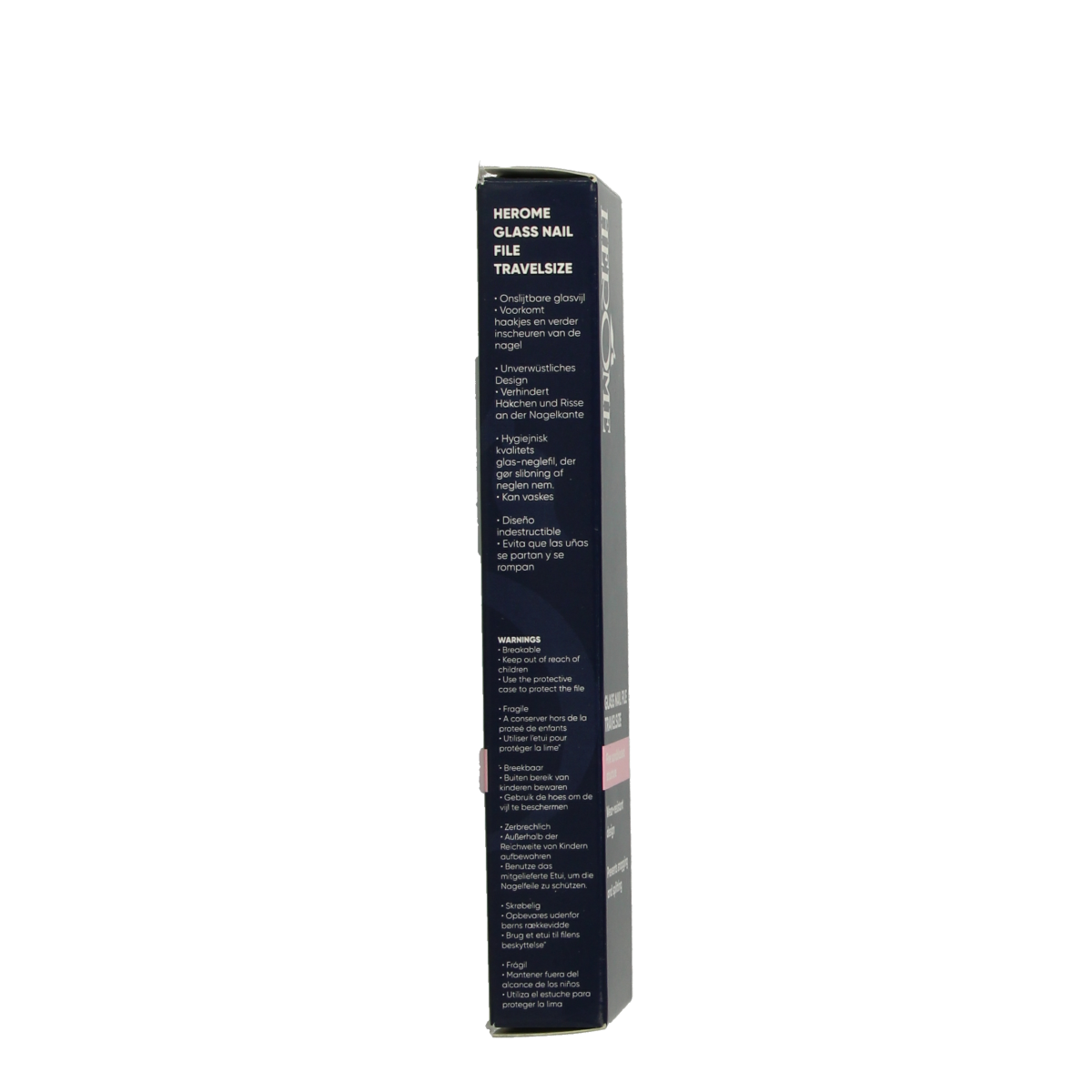 Herome Travel size glas vijl 1.00 Stuks