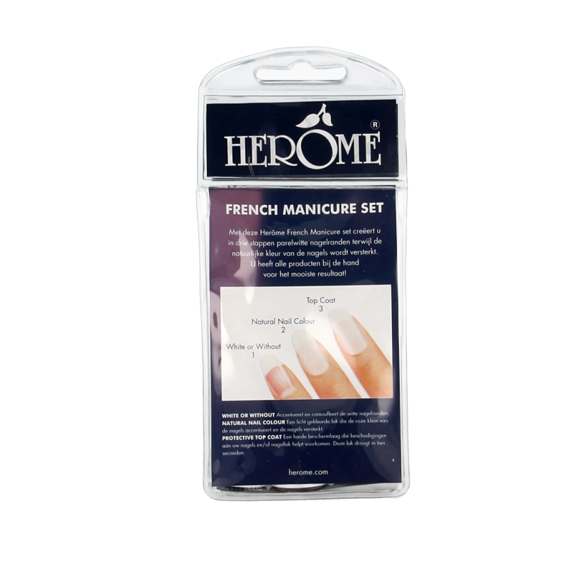 Herome French manicure set mini 3 x 4 ml 1 Set