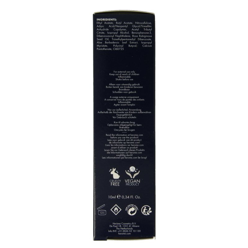 Herome Natural nail whitener blue glow 10 Milliliter
