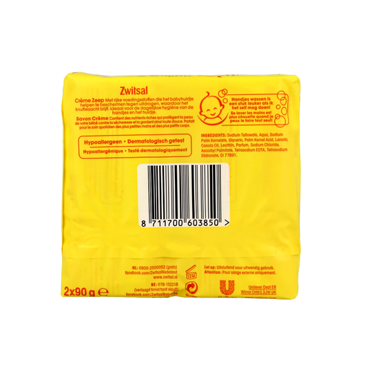 Zwitsal Zeep 2-pak 180 Gram