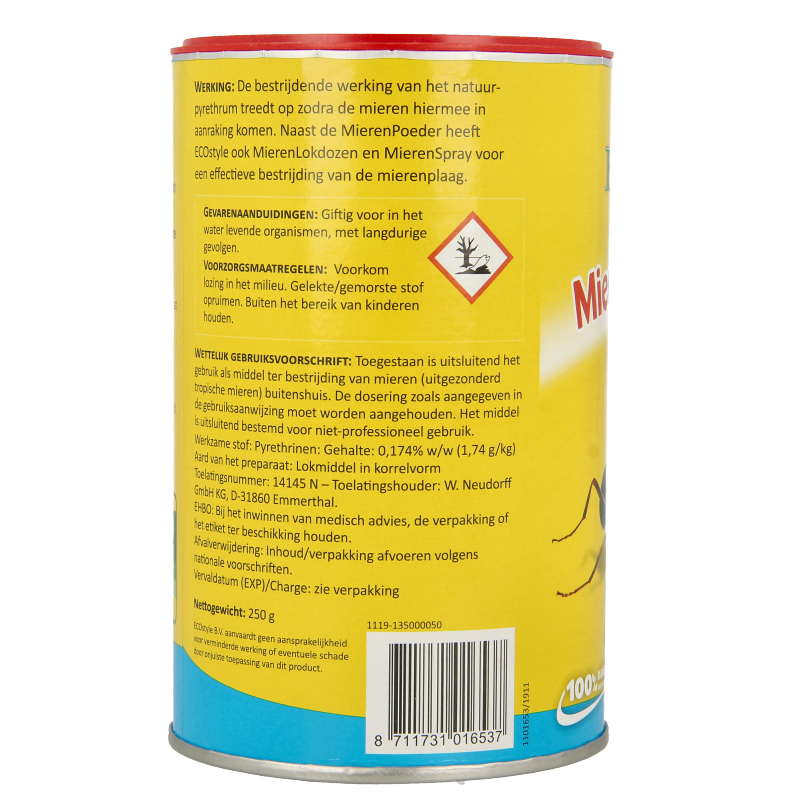 Ecostyle Mierenpoeder 250 Gram