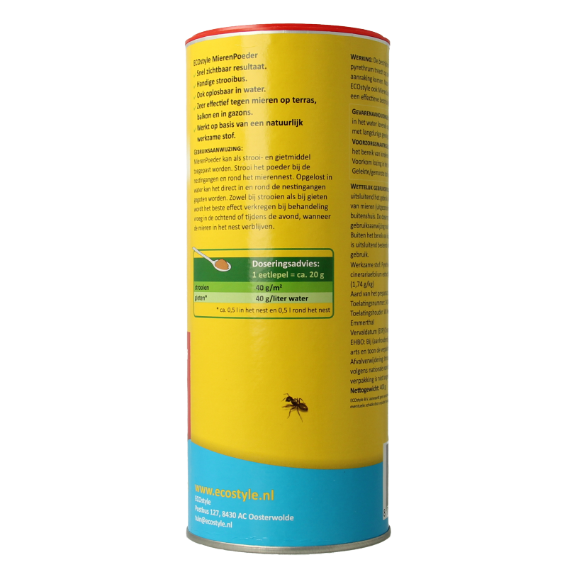 Ecostyle Mierenpoeder 400 Gram