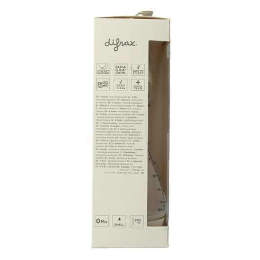 Difrax S-fles groot assorti natural 250ml 1 Stuks