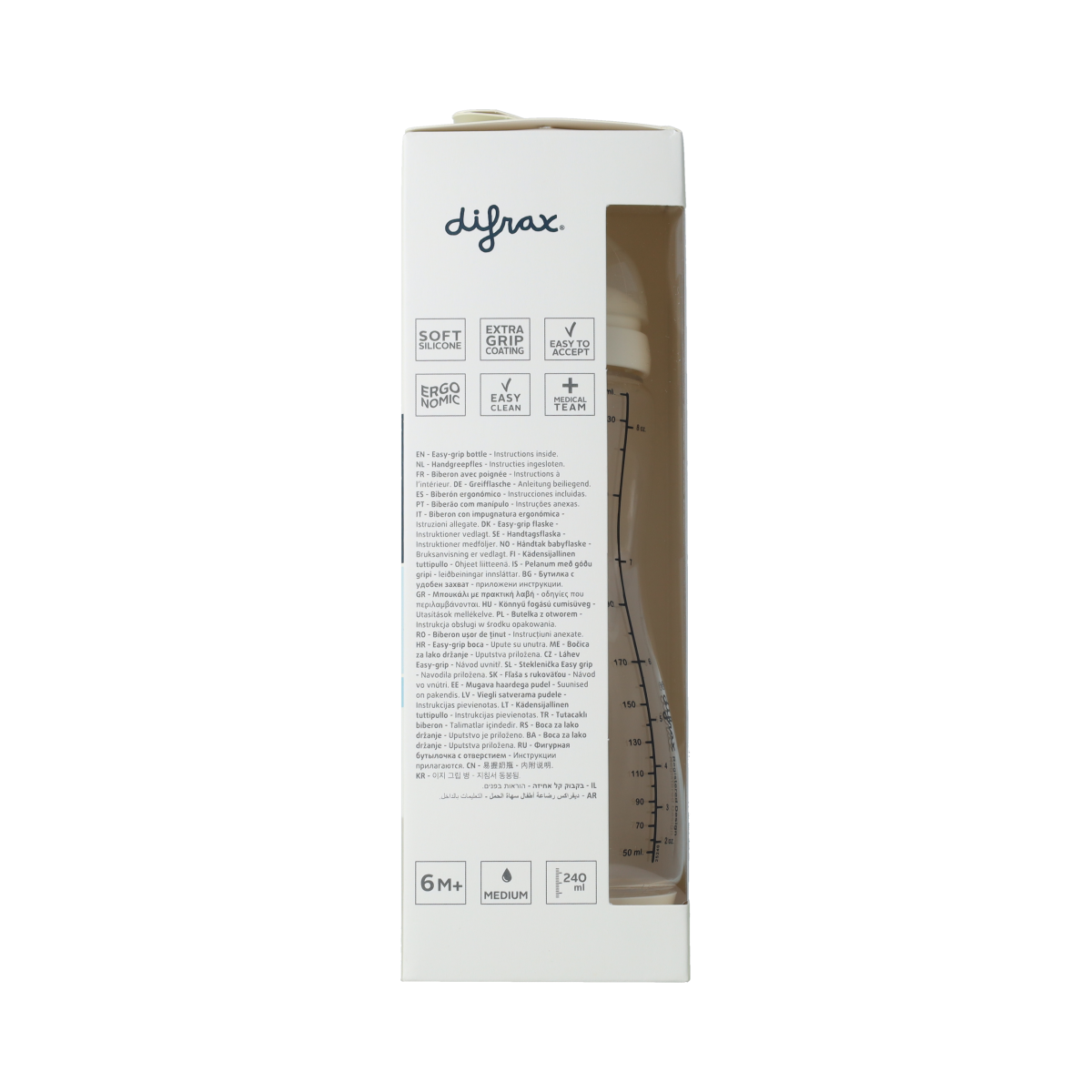 Difrax Handgreep fles groot assorti 1.00 Stuks