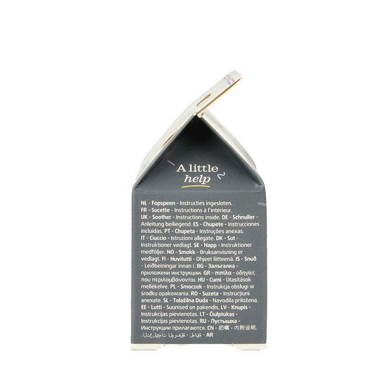 Difrax Fopspeen natural 0-6 maanden ocean 1 Stuks