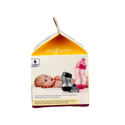 Difrax Flesspeen soft breed large 2.00 Stuks