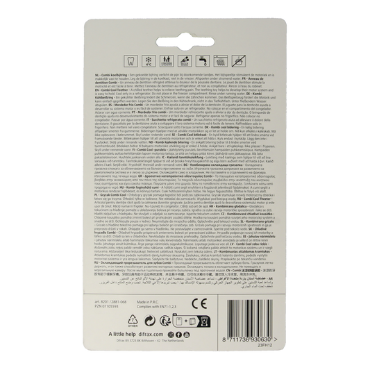 Difrax Natural koel bijtring assorti 1.00 Stuks