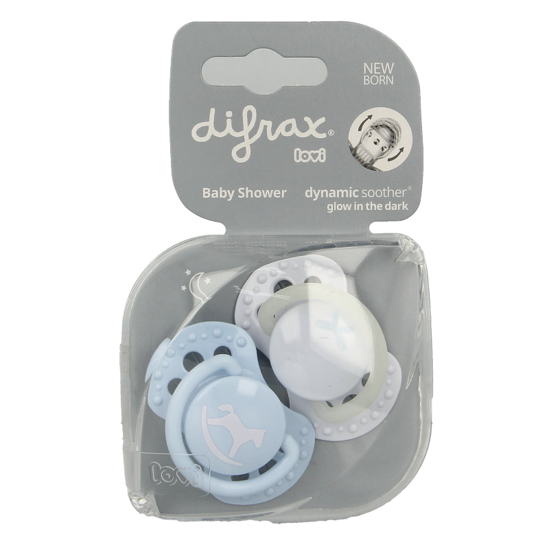 Difrax Lovi fopspeen newborn assorti 1 Stuks