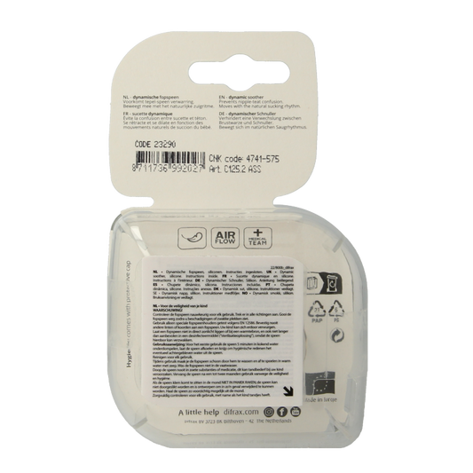 Difrax Lovi fopspeen harmony 3+ maanden assorti 1 Stuks