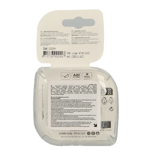 Difrax Lovi fopspeen harmony 20+ maanden assorti 1 Stuks