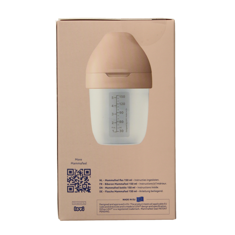 Difrax Lovi mamma fles 150ml 1 Stuks