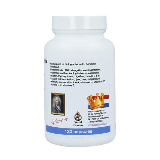 De Koning Tilly Zwarte komijnzaad 120.00 Capsules