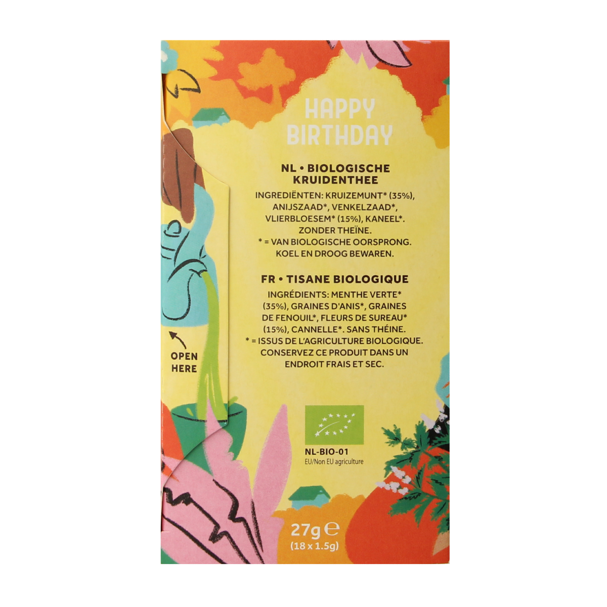 Cleo's Happy birthday bio 18.00 Zakjes