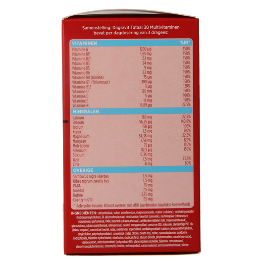 Dagravit Totaal 30 dispenser navul 150 Dragees