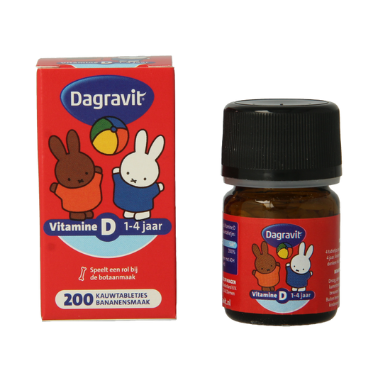 Dagravit Vitamine D tablet kids 200 Stuks