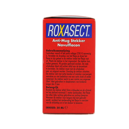 Roxasect Stekker tegen muggen navul 1 Stuks