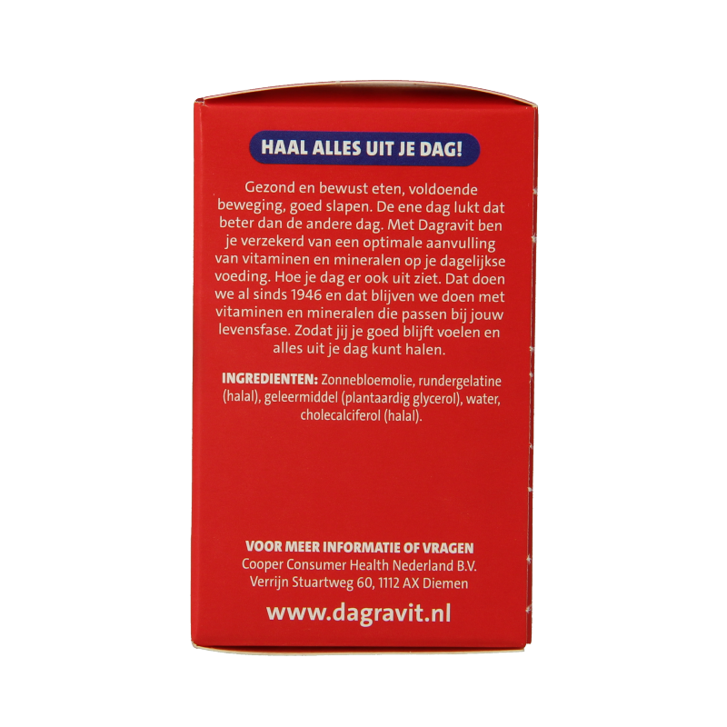Dagravit Vitamine D pearls 400IU 100 Stuks
