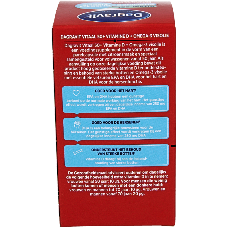 Dagravit Vitaal 50+ omega/vitamine D 90 Capsules