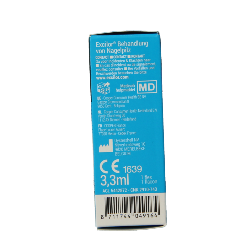 Excilor Kalknagel solution kwastje 3 Milliliter