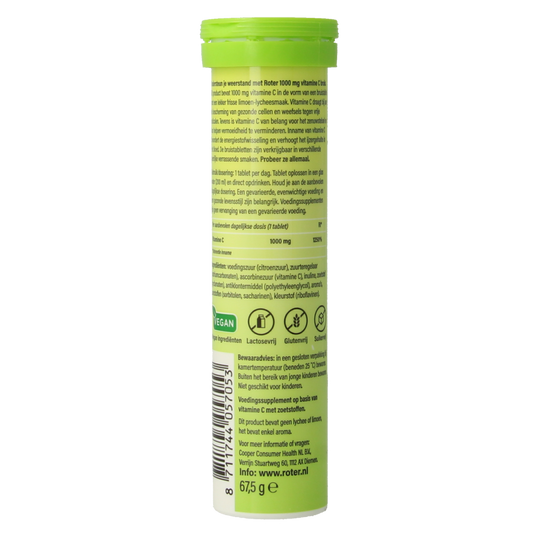 Roter Bruistablet vitamine C lime lycee 15.00 Bruistabletten