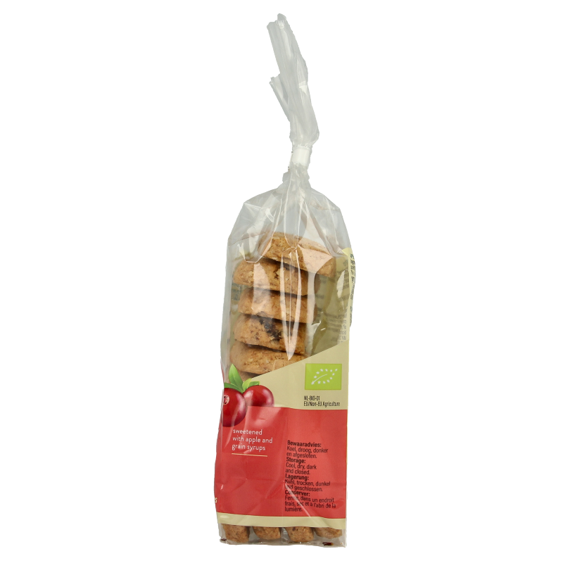 Billy's Farm Appel cranberry staafjes bio 175 Gram