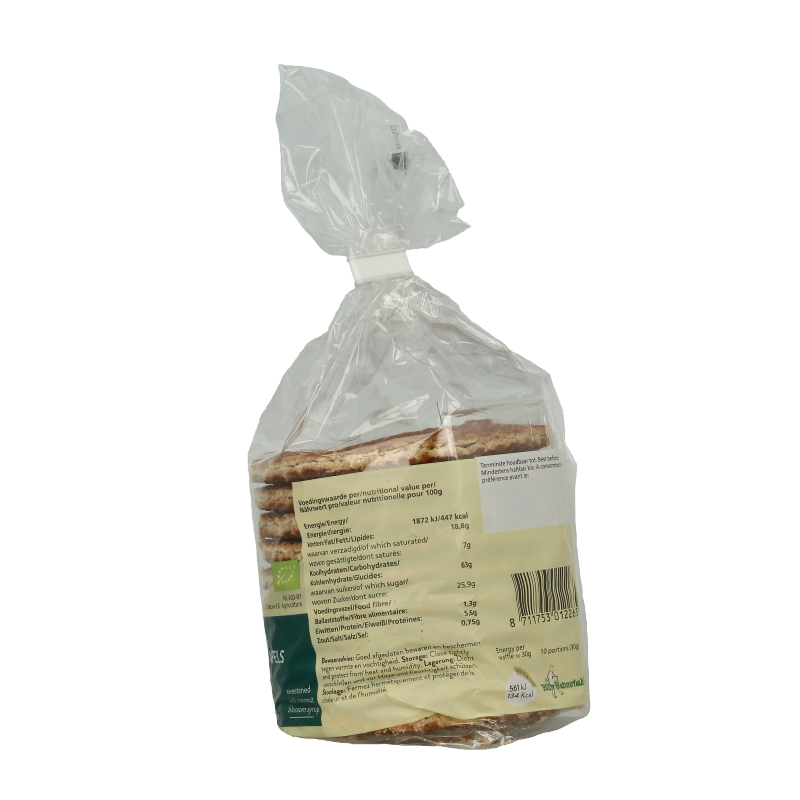 Billy's Farm Spelt stroopwafels bio 300 Gram