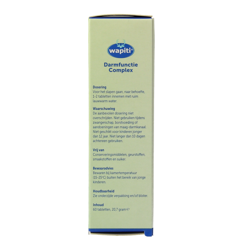 Wapiti Darmfunctie complex 60 Tabletten