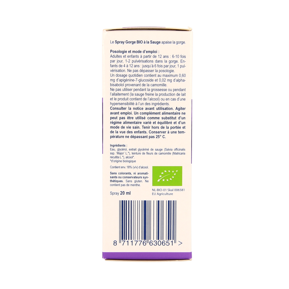 Weleda Salie keelspray bio 20.00 Milliliter