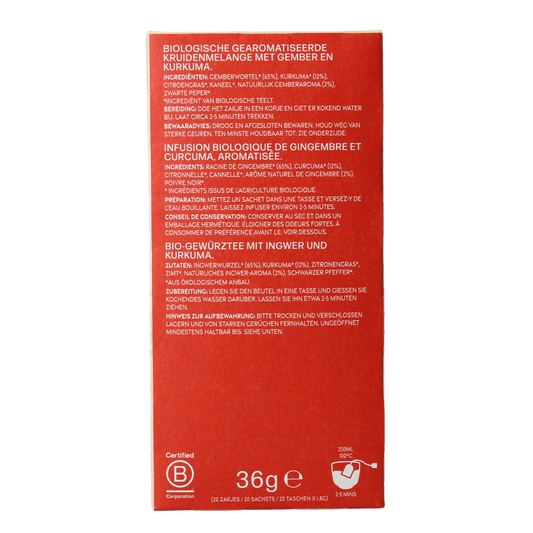 Piramide Golden spice bio 20.00 Zakjes