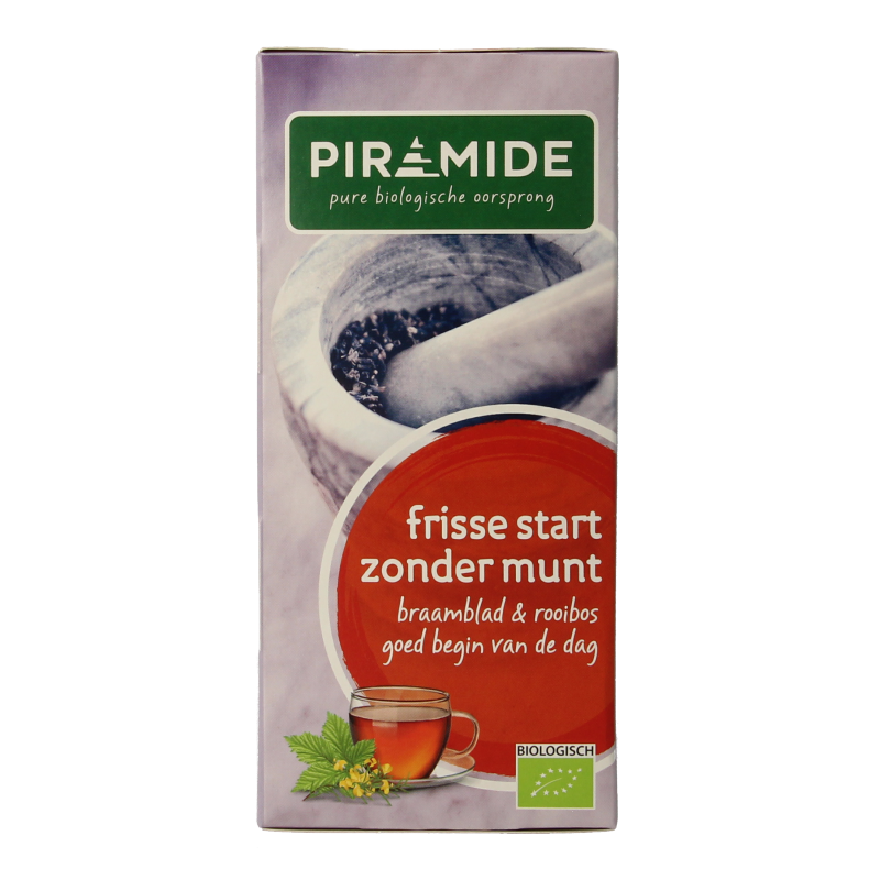 Piramide Frisse start zonder munt thee bio 20 Zakjes