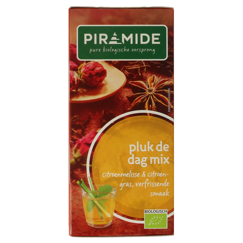 Piramide Pluk de dag mix thee eko bio 20 Zakjes