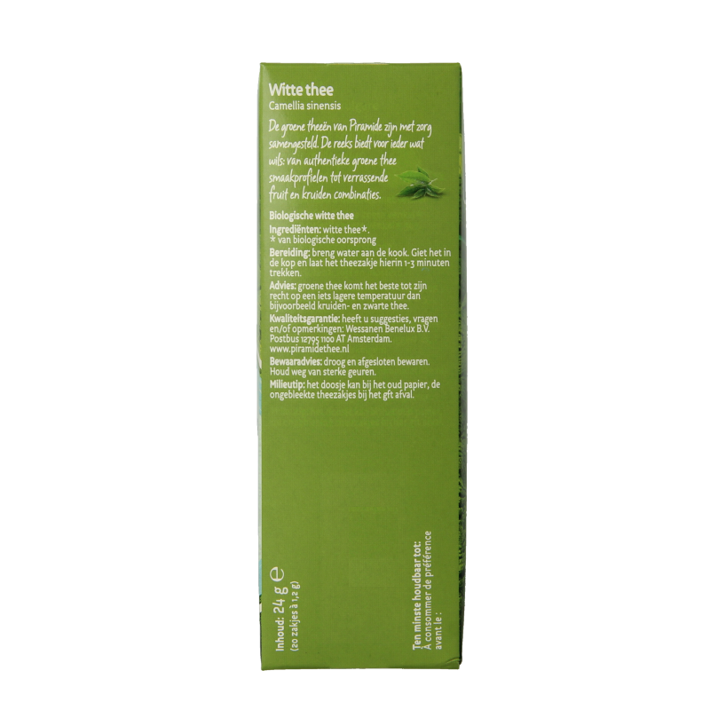 Piramide Witte thee original eko bio 20 Zakjes