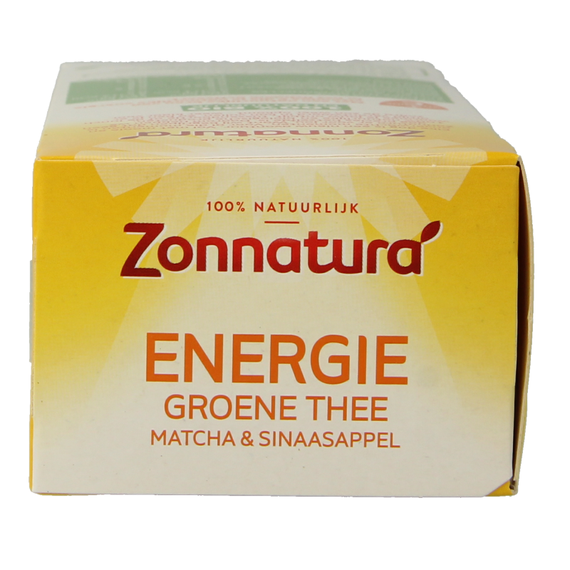 Zonnatura Energie groene thee met vitamine C bio 20 Zakjes