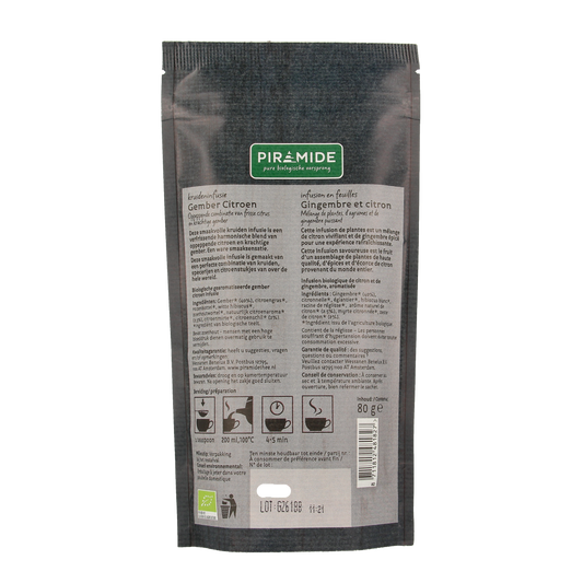 Piramide Gember citroen bio 80.00 Gram
