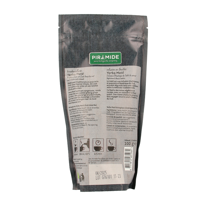 Piramide Yerba mate bio 100 Gram