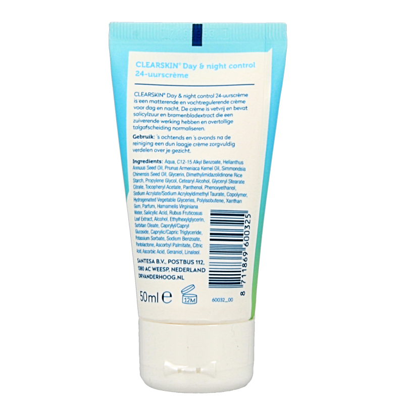 Dr. van der Hoog Clearskin day & night control 50 Milliliter