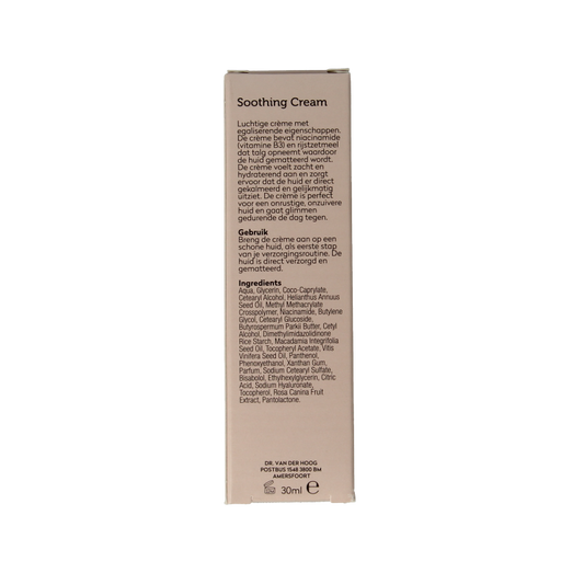 Dr. van der Hoog Clear soothing cream 30 Milliliter