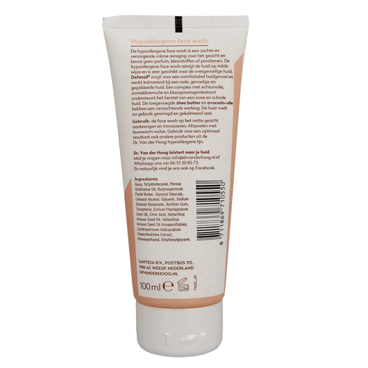 Dr. van der Hoog Facewash hypo-allergeen tube 100.00 Milliliter