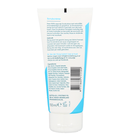 Dr. van der Hoog Scrubcreme tube 100.00 Milliliter