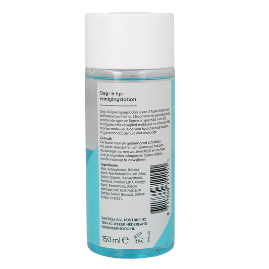 Dr. van der Hoog Oog & lip reinigingslotion 2Fasen 150.00 Milliliter