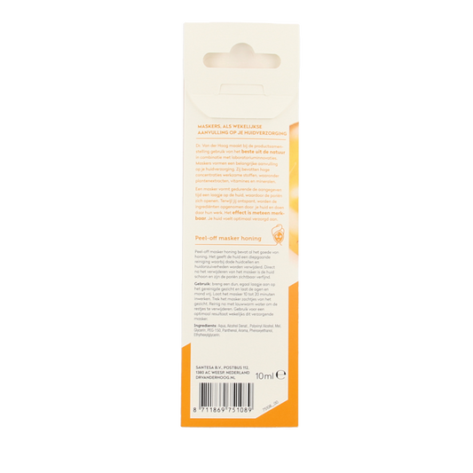 Dr. van der Hoog Peel off masker honing 10 Milliliter