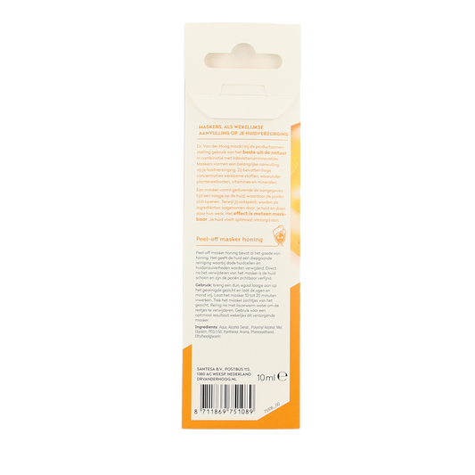 Dr. van der Hoog Peel off masker honing 10.00 Milliliter