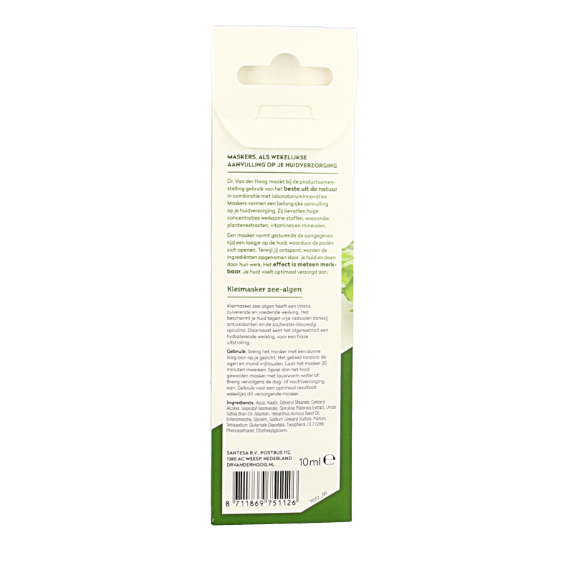 Dr. van der Hoog Kleimasker zee algen 10 Milliliter