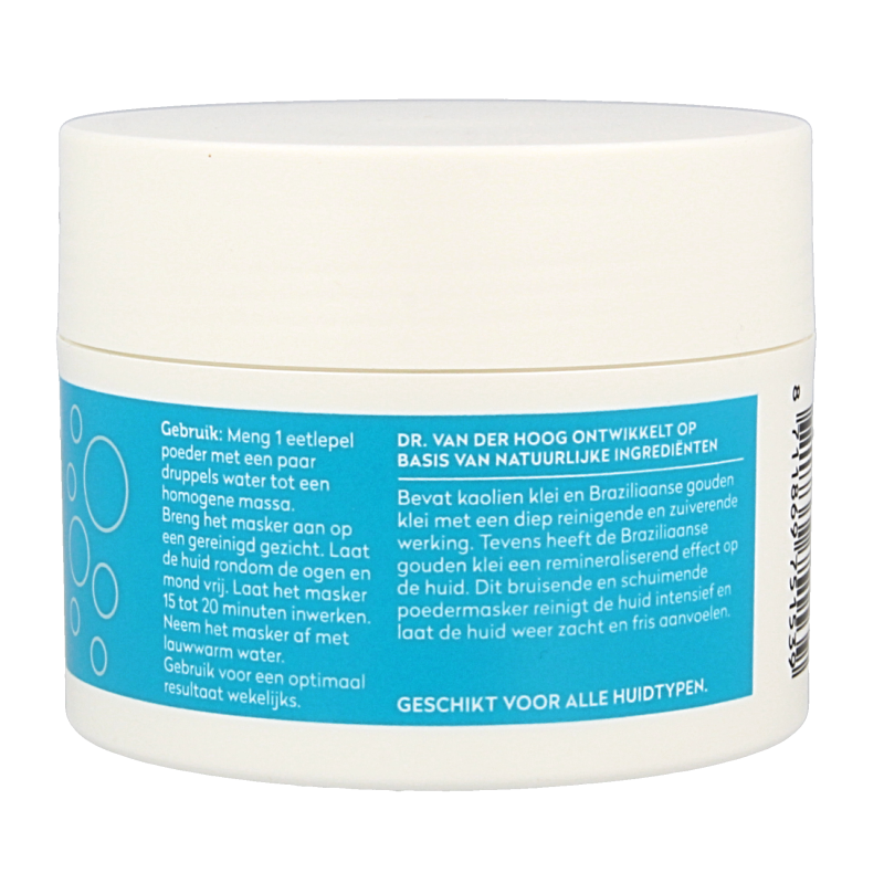 Dr. van der Hoog Poedermasker schuim reiniger 70 Gram